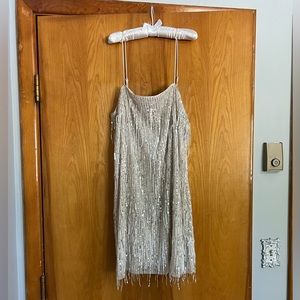 H&M Sequin Mini Dress Size Small